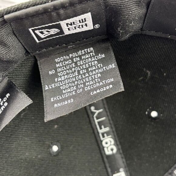 San Francisco Giants MLB Fitted New Era 59Fifty Baseball Hat Black Size 7 1/8 - Picture 8 of 10